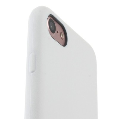 Apple iPhone 7 (iPhone 8) kieto silikono TPU baltas dėklas - nugarėlė / Priedai.lt