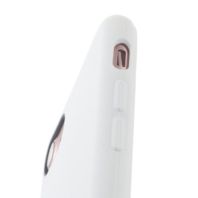 Apple iPhone 7 (iPhone 8) kieto silikono TPU baltas dėklas - nugarėlė / Priedai.lt