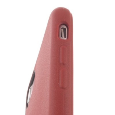 Apple iPhone 7 (iPhone 8) cieta silikona (TPU) sarkans apvalks / vacins.lv