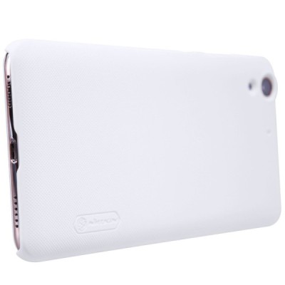 Nillkin Frosted Shield Huawei Y6 II 2 baltas plastikinis dėklas + apsauginė ekrano plėvelė / Priedai.lt