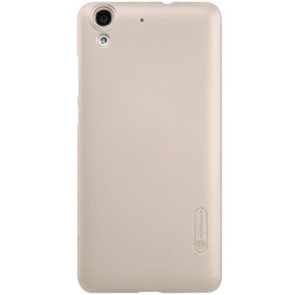 „Nillkin“ Frosted Shield apvalks - zelta + ekrāna aizsargplēve (Y6 II)