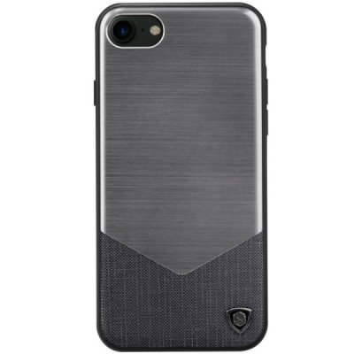 Apple iPhone 7 (iPhone 8) Nillkin Lensen prabangus juodas dėklas (dėkliukas) / Priedai.lt