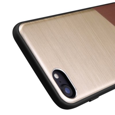 Apple iPhone 7 (iPhone 8) greznais Nillkin Lensen zelta maciņš / Vacins.lv