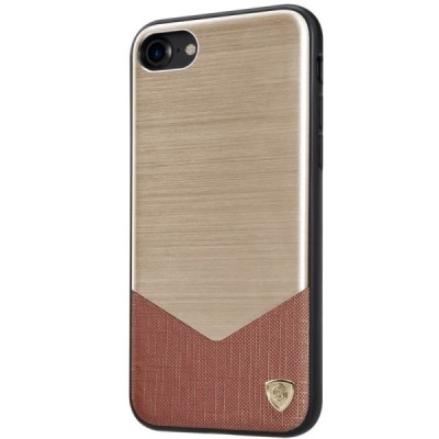 Apple iPhone 7 (iPhone 8) greznais Nillkin Lensen zelta maciņš / Vacins.lv