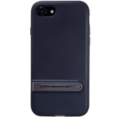 Nillkin Youth Kickstand sustiprintos apsaugos Apple iPhone 7 (iPhone 8) juodas kieto silikono (TPU) ir plastiko dėklas / Priedai