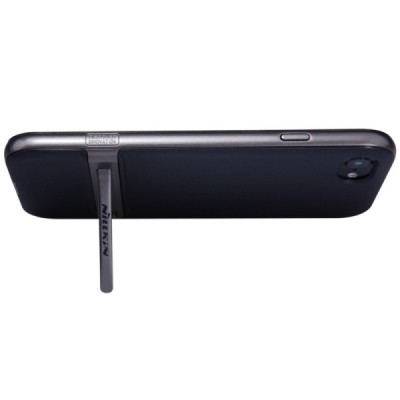 Nillkin Youth Kickstand sustiprintos apsaugos Apple iPhone 7 (iPhone 8) juodas kieto silikono (TPU) ir plastiko dėklas / Priedai