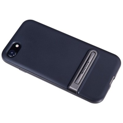 Nillkin Youth Kickstand sustiprintos apsaugos Apple iPhone 7 (iPhone 8) juodas kieto silikono (TPU) ir plastiko dėklas / Priedai