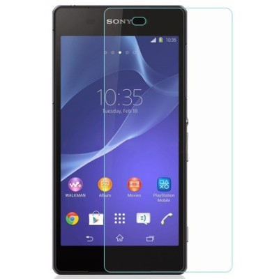 Sony Xperia Z2 „Amorus“ 9H Tempered Glass sustiprintos apsaugos skaidrus pilnai dengiantis apsauginis ekrano stiklas 0.26 mm / P