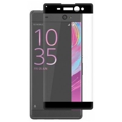 Sony Xperia XA Ultra „3D Rewan“ 9H Tempered Glass sustiprintos apsaugos juodas pilnai dengiantis apsauginis ekrano stiklas 0,26 
