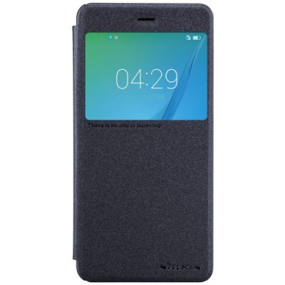 Huawei Nova pilkas odinis atverčiamas Nillkin Sparkle dėklas / Priedai.lt