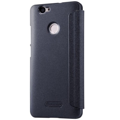 Huawei Nova pilkas odinis atverčiamas Nillkin Sparkle dėklas / Priedai.lt