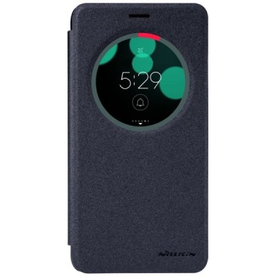 Asus Zenfone 3 Laser (ZC551KL) „Nillkin“ Sparkle atvēramais pelēks maciņš / Vacins.lv