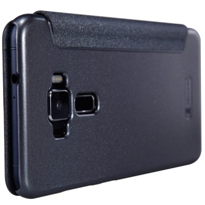 Asus Zenfone 3 5.2 (ZE520KL) „Nillkin“ Sparkle atvēramais pelēks maciņš / Vacins.lv