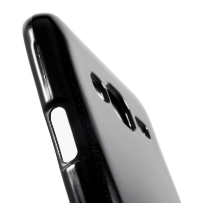 Samsung Galaxy J3 2016 (J310) Mercury melns cieta silikona (TPU) futrālis / Vacins.lv