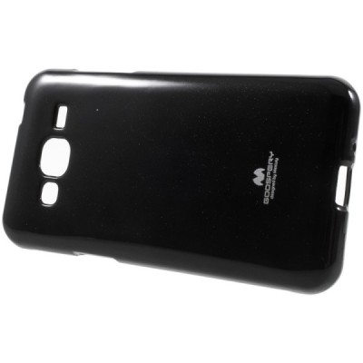 Samsung Galaxy J3 2016 (J310) Mercury melns cieta silikona (TPU) futrālis / Vacins.lv