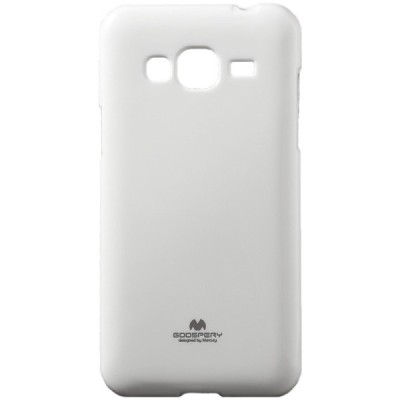 Samsung Galaxy J3 2016 (J310) Mercury balts cieta silikona (TPU) futrālis / Vacins.lv