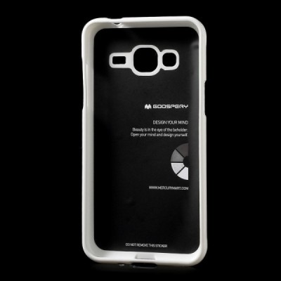 Samsung Galaxy J3 2016 (J310) Mercury balts cieta silikona (TPU) futrālis / Vacins.lv