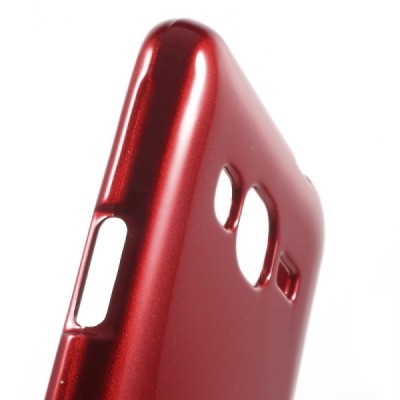 Samsung Galaxy J3 2016 (J310) Mercury sarkans cieta silikona (TPU) futrālis / Vacins.lv