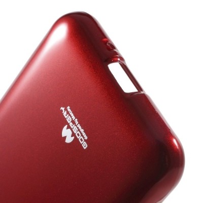 Samsung Galaxy J3 2016 (J310) Mercury sarkans cieta silikona (TPU) futrālis / Vacins.lv