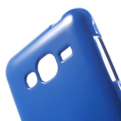 Samsung Galaxy J3 2016 (J310) Mercury tumši zils cieta silikona (TPU) futrālis / Vacins.lv