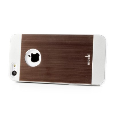 „Moshi“ iGlaze Armour rudas bei sidabrinis Apple iPhone 5C dėklas (dėkliukas) / Priedai.lt