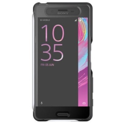 Sony Xperia X Performance origināls Sony Style Cover Touch  melns atvēramais maciņš / Vacins.lv