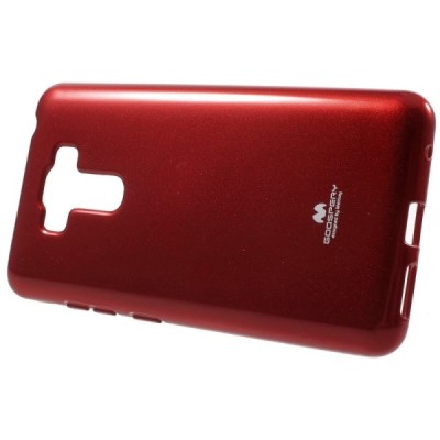 Asus Zenfone 3 Laser (ZC551KL) raudonas Mercury kieto silikono (TPU) dėklas / Priedai.lt