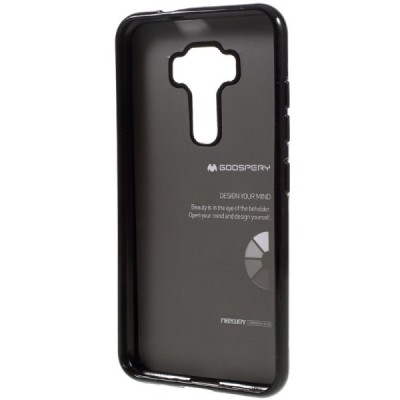 Asus Zenfone 3 5.2 (ZE520KL) juodas Mercury kieto silikono (TPU) dėklas / Priedai.lt