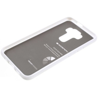 Asus Zenfone 3 5.2 (ZE520KL) Mercury balts cieta silikona (TPU) futrālis / Vacins.lv