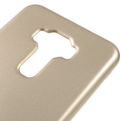 Asus Zenfone 3 5.2 (ZE520KL) auksinis Mercury kieto silikono (TPU) dėklas / Priedai.lt