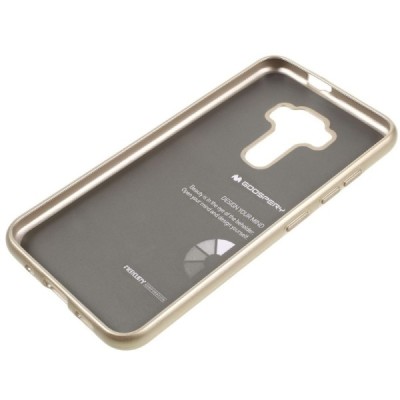 Asus Zenfone 3 5.2 (ZE520KL) auksinis Mercury kieto silikono (TPU) dėklas / Priedai.lt