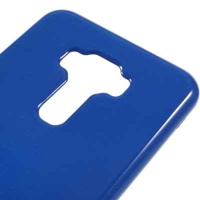 Asus Zenfone 3 5.2 (ZE520KL) tamsiai mėlynas Mercury kieto silikono (TPU) dėklas / Priedai.lt