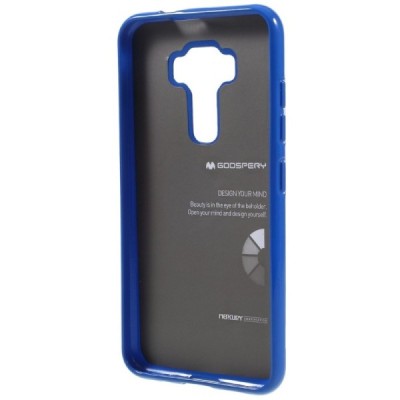 Asus Zenfone 3 5.2 (ZE520KL) tamsiai mėlynas Mercury kieto silikono (TPU) dėklas / Priedai.lt