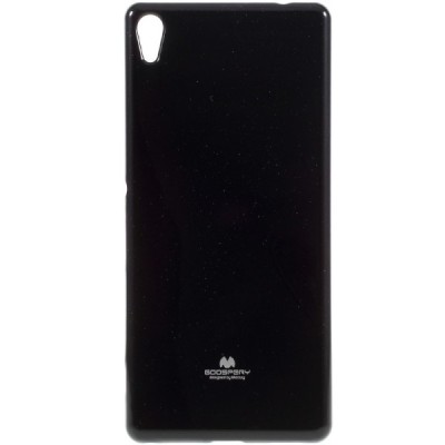 Sony Xperia XA Ultra (F3212, F3216) Mercury melns cieta silikona (TPU) futrālis / Vacins.lv