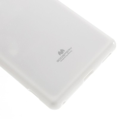 Sony Xperia XA Ultra (F3212, F3216) baltas Mercury kieto silikono (TPU) dėklas / Priedai.lt