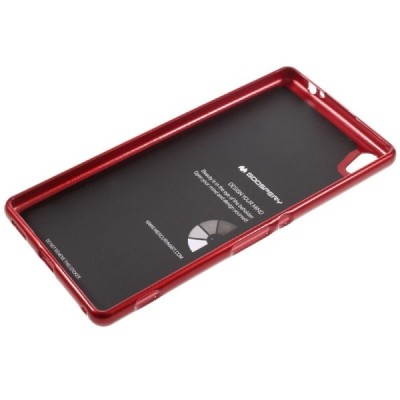 Sony Xperia XA Ultra (F3212, F3216) Mercury sarkans cieta silikona (TPU) futrālis / Vacins.lv