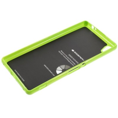 Sony Xperia XA Ultra (F3212, F3216) žalias Mercury kieto silikono (TPU) dėklas / Priedai.lt