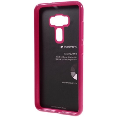 Asus Zenfone 3 5.5 (ZE552KL) Mercury tumši rozs cieta silikona (TPU) futrālis / Vacins.lv