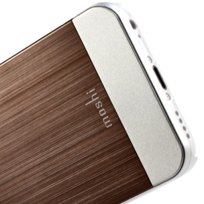 „Moshi“ iGlaze Armour rudas bei sidabrinis Apple iPhone 5C dėklas (dėkliukas) / Priedai.lt
