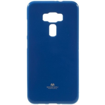 Asus Zenfone 3 5.5 (ZE552KL) Mercury tumši zils cieta silikona (TPU) futrālis / Vacins.lv
