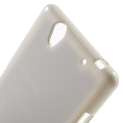 Sony Xperia C4 (E5303, E5306, E5353) baltas Mercury kieto silikono (TPU) dėklas / Priedai.lt