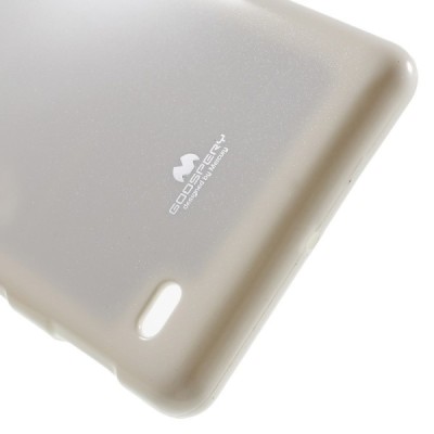 Sony Xperia C4 (E5303, E5306, E5353) baltas Mercury kieto silikono (TPU) dėklas / Priedai.lt