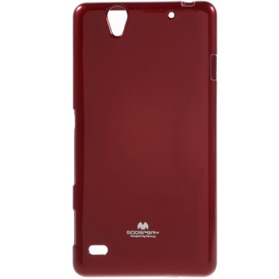 Sony Xperia C4 (E5303, E5306, E5353) raudonas Mercury kieto silikono (TPU) dėklas / Priedai.lt