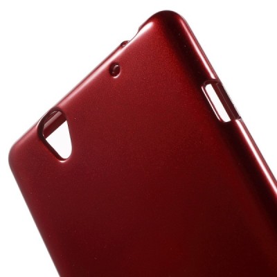 Sony Xperia C4 (E5303, E5306, E5353) raudonas Mercury kieto silikono (TPU) dėklas / Priedai.lt