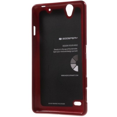 Sony Xperia C4 (E5303, E5306, E5353) raudonas Mercury kieto silikono (TPU) dėklas / Priedai.lt