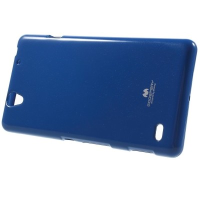 Sony Xperia C4 (E5303, E5306, E5353) tamsiai mėlynas Mercury kieto silikono (TPU) dėklas / Priedai.lt