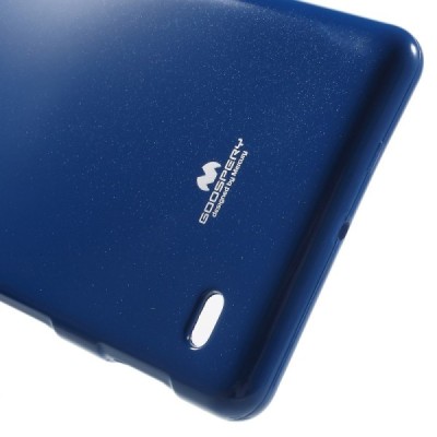 Sony Xperia C4 (E5303, E5306, E5353) tamsiai mėlynas Mercury kieto silikono (TPU) dėklas / Priedai.lt