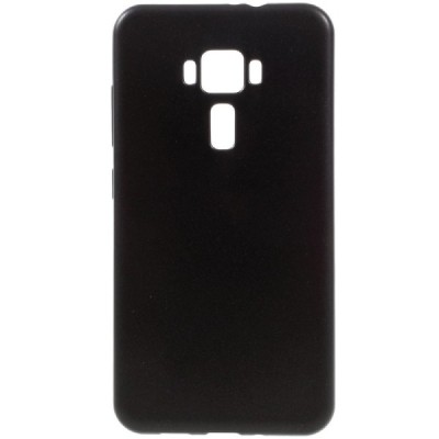 Asus Zenfone 3 5.5 (ZE552KL) cieta silikona (TPU) melns apvalks / vacins.lv