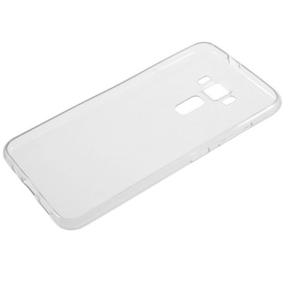 Asus Zenfone 3 5.5 (ZE552KL) dzidrs (caurspīdīgs) cieta silikona TPU pasaulē planākais apvalks / Vacins.lv
