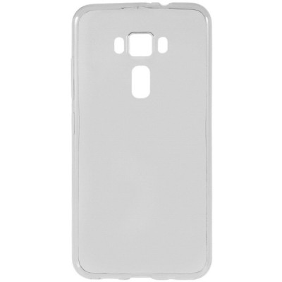 Asus Zenfone 3 5.5 (ZE552KL) dzidrs (caurspīdīgs) cieta silikona TPU pasaulē planākais pelēks apvalks / Vacins.lv